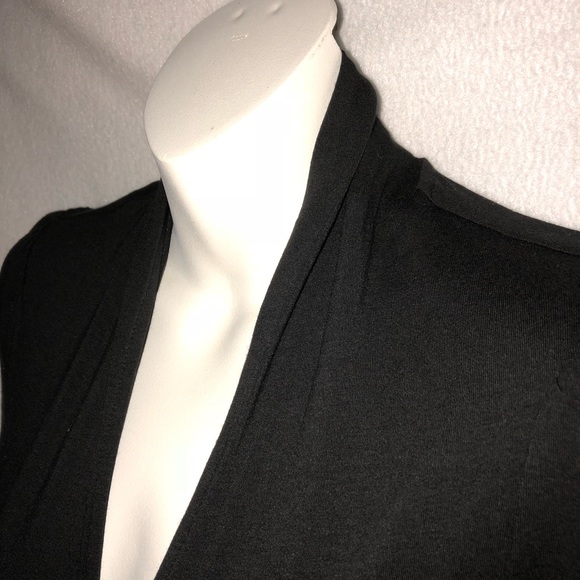 Black Wrap Dress - Picture 6 of 6